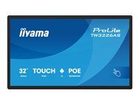 iiyama ProLite TW3226AS-B3P - Android PC - dotykový panel PC 1 RK3576 / až 2.2 GHz - RAM 4 GB - SSD - eMMC 32 GB - Mali-G52 MC3 - Gigabit Ethernet, IEEE 802.11ax (Wi-Fi 6), Bluetooth 5.3 - Android 14 - monitor: LED 31.5" 1920 x 1080 (Full HD) dotykový displej - čierny rám s matným povrchom