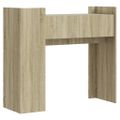 vidaXL Konzolový stolík dub sonoma 100x35x90 cm kompozitné drevo