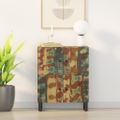 vidaXL Komoda so 4 dvierkami 60x33x75 cm masívne recyklované drevo