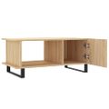 vidaXL Konferenčný stolík dub sonoma 90x50x40 cm kompozitné drevo