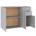 vidaXL Komoda sivá sonoma 105x30x75 cm spracované drevo