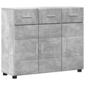 vidaXL Servírovacia skriňa FLORIN 88,5 x 30,5 x 73 cm Betónová šedá