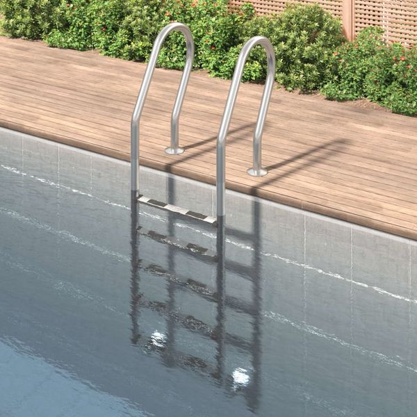 vidaXL Bazénový rebrík 54x38x211 cm 304 nehrdzavejúca oceľ