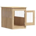 vidaXL Nábytková prepravka pre psa dub sonoma 55x80x68 cm kompoz.drevo