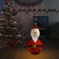 vidaXL Vianočná ozdoba figúrka Santa Claus LED luxusná látka 90 cm