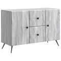 vidaXL Servírovacia skriňa so zásuvkou Sivá sonoma 89 x 34,5 x 60 cm