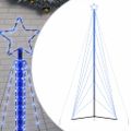vidaXL LED vianočný stromček 861 LED modré 478 cm