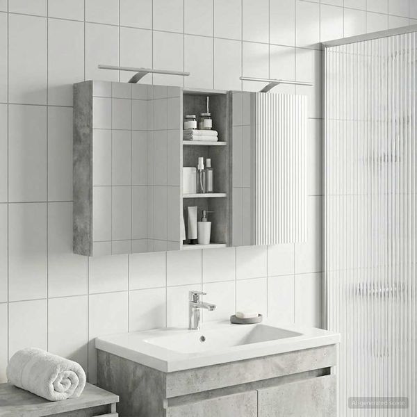 vidaXL Set kabinetov do kúpeľne s poličkou 3 pcs 130 x 14,5 x 70 cm