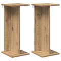 vidaXL Stojan na rastliny 2 ks Dub artisan 25 x 25,5 x 60,5 cm