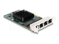 PCI Express x1 karta na 4 x RJ45 Gigabit