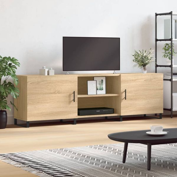 vidaXL TV skrinka dub sonoma 150x30x50 cm kompozitné drevo