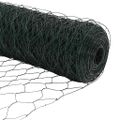 vidaXL Hexagonálne oplotenie s betónovým podstavcom 25 x 1 m Sieťovina