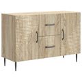 vidaXL Servírovacia skriňa so zásuvkou Dub sonoma 89 x 34,5 x 60 cm