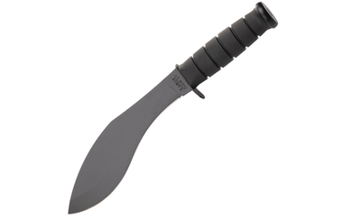 KA-BAR KB-1280 Combat Kukri mačeta 21,6 cm, čierna, Kraton, nylonové puzdro
