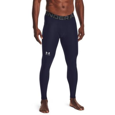 Legíny UA HG Armour Leggings Blue - Under Armour, veľkosť M, veľkosť oblečenia M
