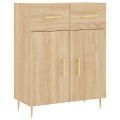 vidaXL Vysoká skrinka dub sonoma 69,5x34x180 cm spracované drevo