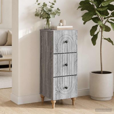 vidaXL Zásuvkový kabinet 33 x 34,5 x 90 cm Kompozitné drevo