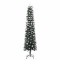 vidaXL Umelý vianočný stromček Zelená 240 cm PVC, plast a oceľ