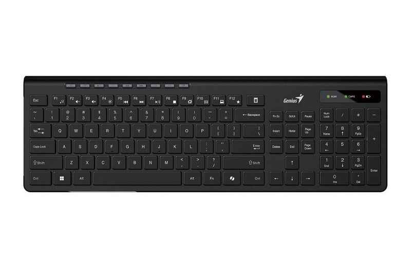 Genius SlimStar 7230/Bezdrôtová USB/ CZ- SK layout/Čierna