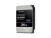 WD Ultrastar DC HC590 0F65684 - HDD - Dátové centrum - šifrovaný - 24 TB - interný - 3.5" - SATA 6Gb/s - 7200 rpm - buffer: 512 MB - Self-Encrypting Drive (SED)