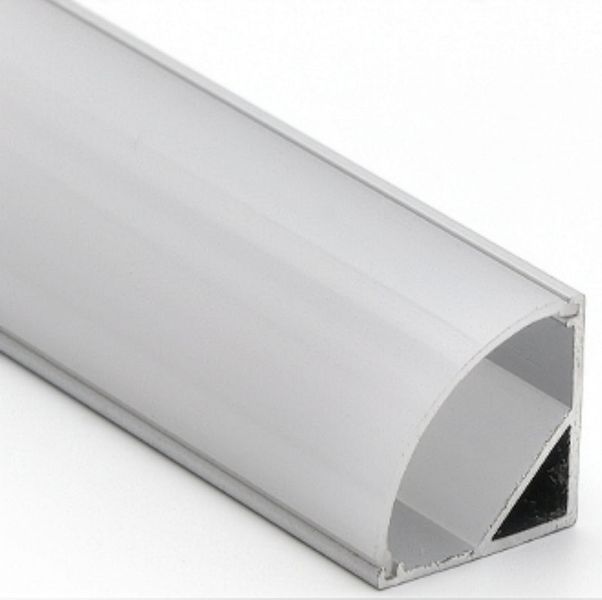 Hliníkový profil Solight WM908-1 pro LED pásky, 16x16mm, 1m, mléčný difuzor