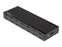 Prenosný M.2 PCIe hliníkový kryt - 1GB/s čítanie a zápis - Mac & PC - Kryt úložiska - M.2 - M.2 Card - USB 3.1 (Gen 2) - čierna