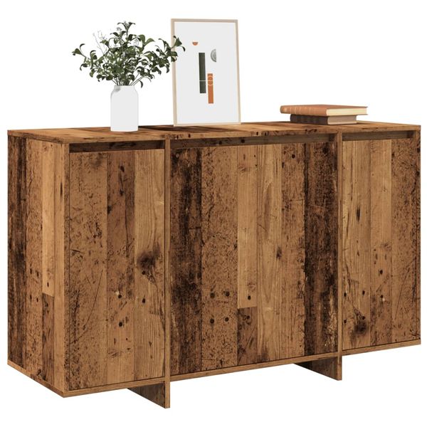 vidaXL Komoda, staré drevo 120x41x75 cm, kompozitné drevo