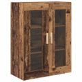 vidaXL Highboard Staré drevo 69,5 x 34 x 180 cm