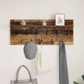 vidaXL Vešiak na stenu Nástenná montáž Staré drevo 100 x 40 x 12 cm