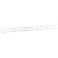 vidaXL Gabiónový kôš s krytom 1000x50x50 cm pozinkované železo