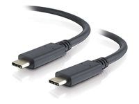USB 3.2 - 10 Gbps - M/M - USB kábel - USB-C (M) na USB-C (M) - USB 3.1 Gen 2 / Thunderbolt 3 - 20 V - 3 A - 1 m - čierna