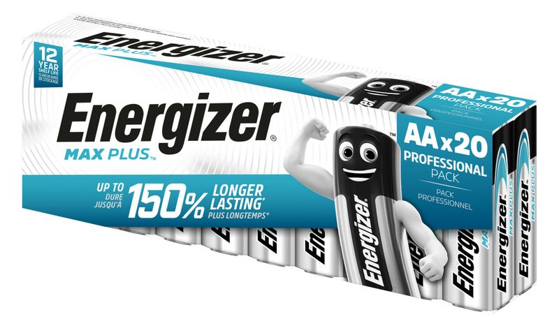 Energizer Max Plus AA alkalické batérie 20 ks E301323507