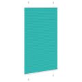 vidaXL Plisovaná roleta petrolejovo zelená 80x150 cm šírka látky 79,4 cm polyester