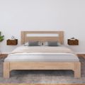vidaXL Nástenné nočné stolíky 2 ks medovohnedé 40x29,5x22 cm
