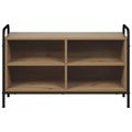 vidaXL TV skrinka 140 x 39,5 x 50 cm Dub artisan Kompozitné drevo