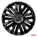 Poklice Royal 16” čierna sada 4ks COLOR BOX