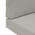 vidaXL Vankúš na vonkajšiu pohovku Polyester Sivá 80 x 80 cm