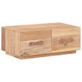 vidaXL Konferenčný stolík 90x50x35 cm masívne recyklované drevo