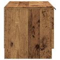 vidaXL 2 dielna TV skrinka Old Wood 80x35x36,5 cm Engineered Wood