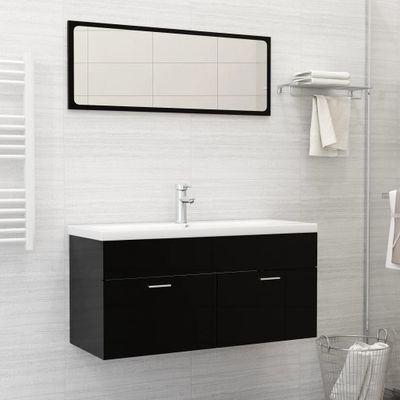 vidaXL Vstavané umývadlo s batériou 101x39x18 cm keramika biele