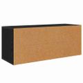 vidaXL TV skrinka 100 x 35 x 40 cm Čierny dub Kompozitné drevo