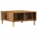 vidaXL Konferenčný stolík staré drevo 60x60x30 cm kompozitné drevo