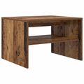 vidaXL Konferenčný stolík Staré drevo 60 x 50 x 40 cm Kompozitné drevo