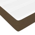 vidaXL Matrac s taštičkovými pružinami stredná tvrdosť tmavohnedý 120x200x20 cm látka