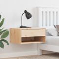 vidaXL Nočný stolík 2 ks Hnedá 50 x 32,5 x 24 cm Borovicový masív