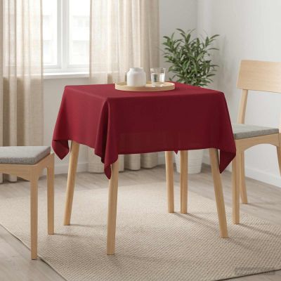 vidaXL Uterák na stôl 5 ks Štvorcový Víno červené 90 x 90 cm