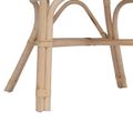vidaXL Stohovateľná stolička Prírodná 58 x 60 x 81 cm Ratan