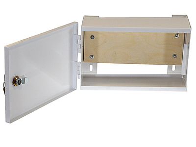 Kovový rozvádzač montážna skriňa TPR-1 240*150*100mm, lesklá biela