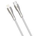 Kábel Forever Sleek USB-C - Lightning 1,0 m 27W biely