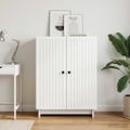 vidaXL Servírovacia skriňa Biela 66 x 34,5 x 90 cm Kompozitné drevo
